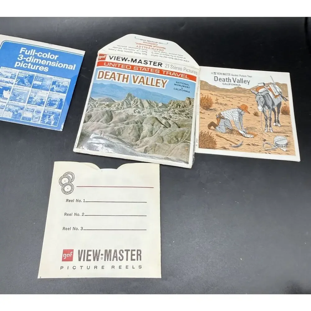 1970 GAF View-Master Death Valley National Monument California 3 Reel Pack